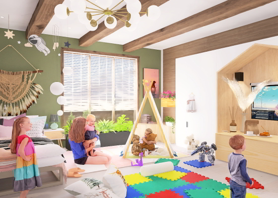 Habitacion infantil 2 🍃 Design Rendering
