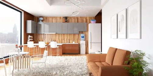 Open plan kitchen & dining🤎💥
