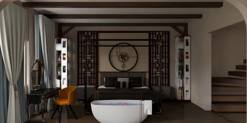 simple japanese inspired  room