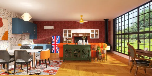 Tv show Studio apartment Living troom