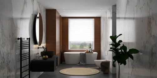 Cozy bathroom