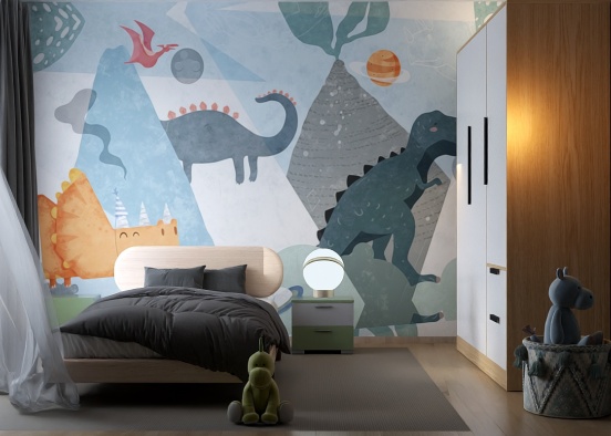 Dormitório infantil  Design Rendering