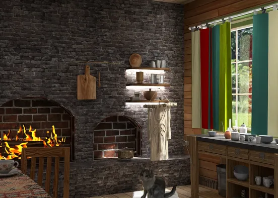 # Rustic style is cozy and simple!  Визуализация дизайна