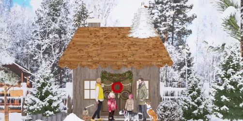 Winter Cabin Fun