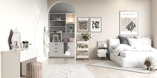 Girly teen bedroom