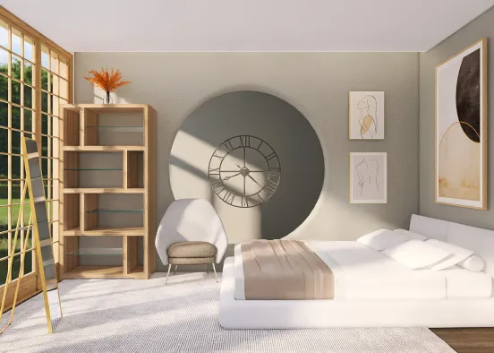 Bedroom  Design Rendering