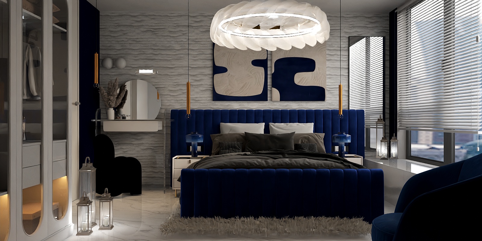 Blue Bedroom