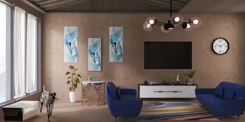 Living room lux & comfy vibe