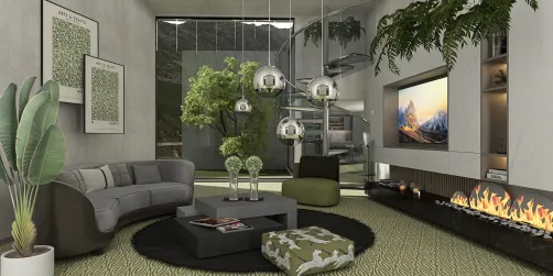 Green and grey 
