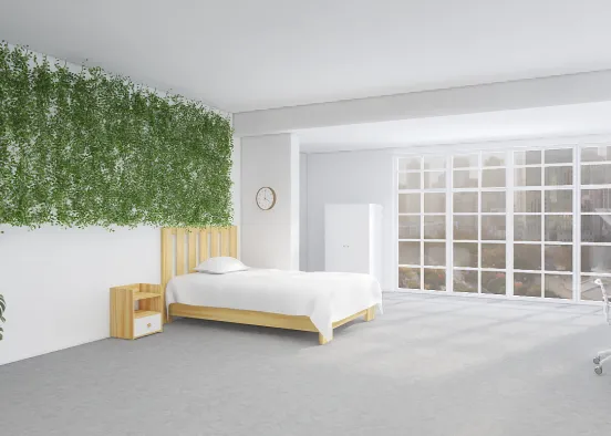 White serenity room Design Rendering