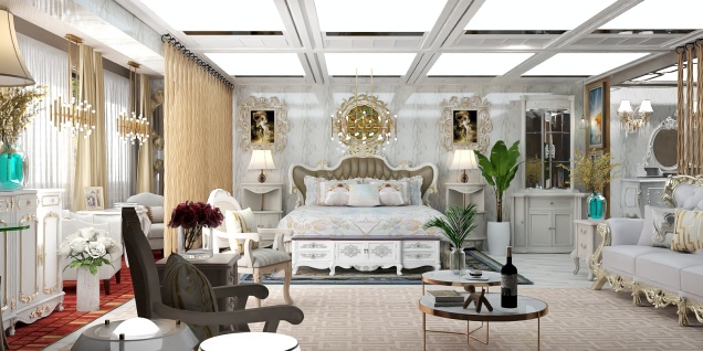 Luxury bedroom design 