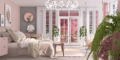Pastel Pink Elegant Bedroom🌸✨