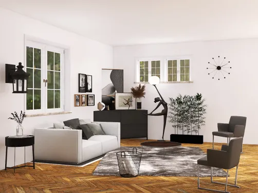 Gray White and Black Vibe