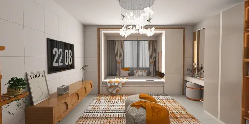 Refreshing orange room ✨🧡