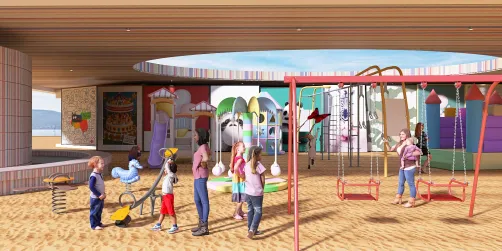 At the playground.