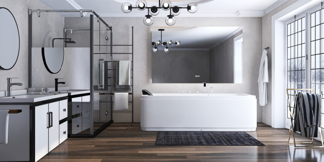 Modern Farmhouse Bathroom 