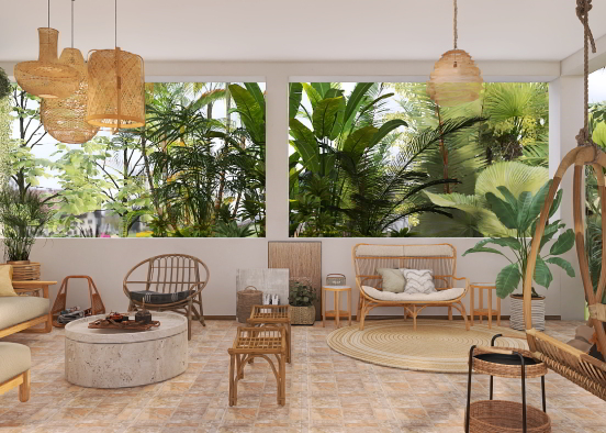 Tropical retreat  Design Rendering