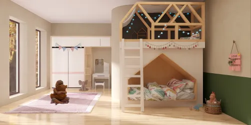 Cute kids bed room