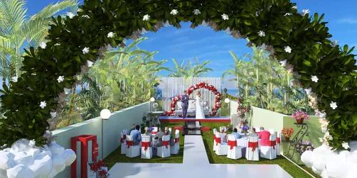 Outdoor Wedding Ceremony...🌹