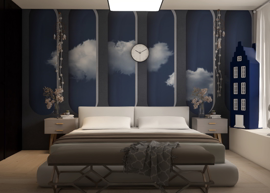 beautyfull bedroom rustiek style  Design Rendering