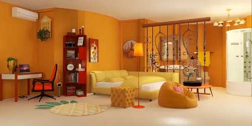 Yellow and orange 