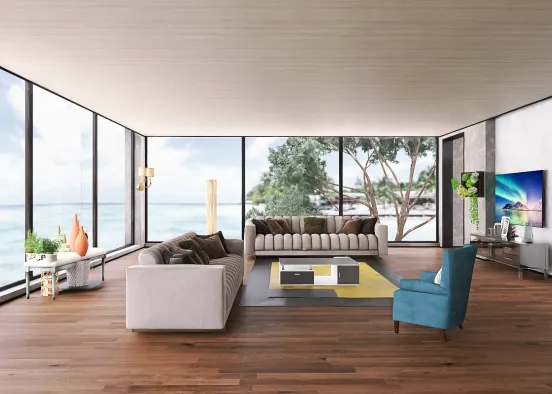 living room 😍 Design Rendering