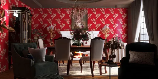 small dining room with sitting area