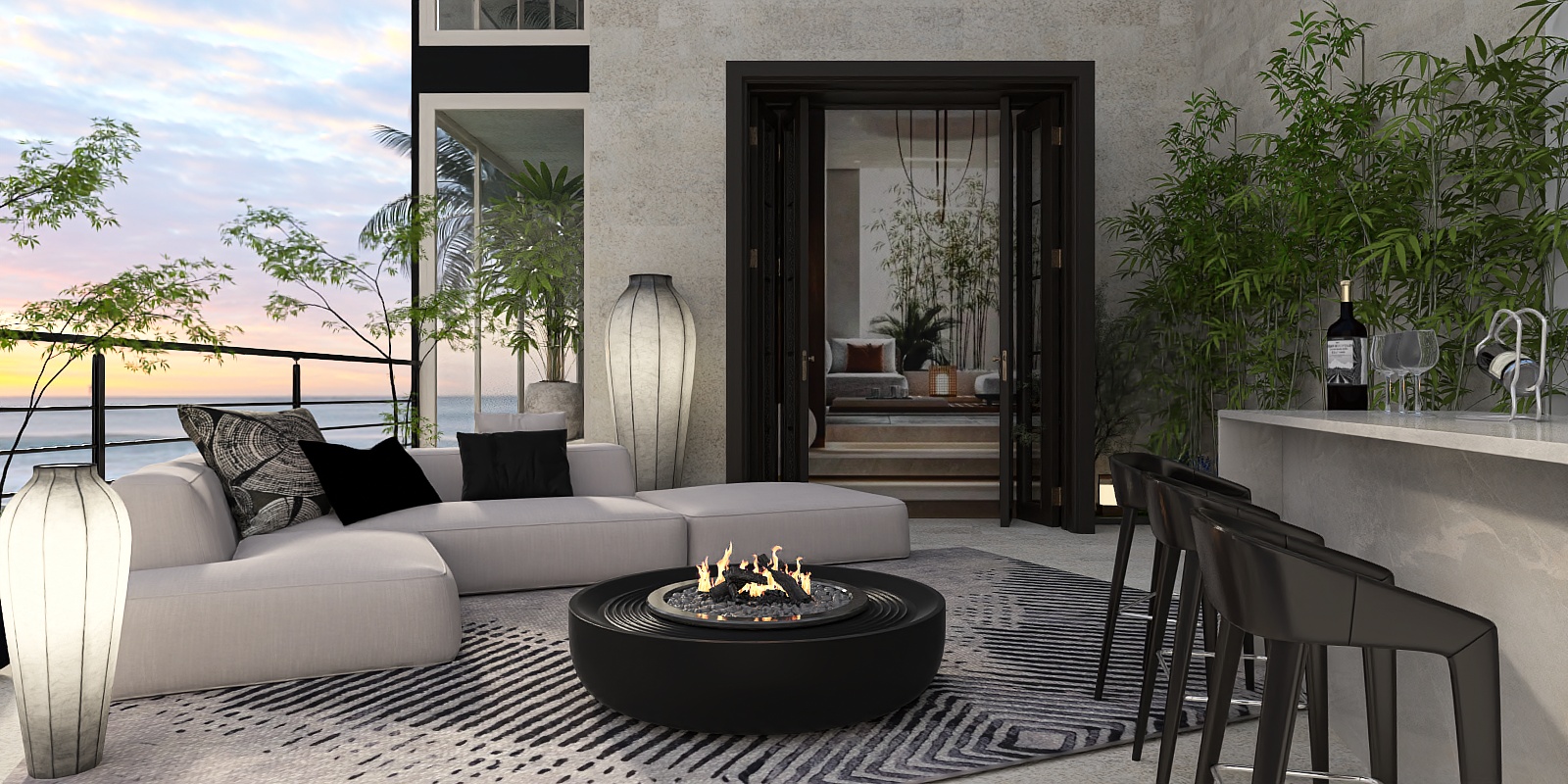 Outdoor living space