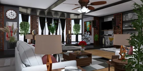 Living room ❤️🩶🖤