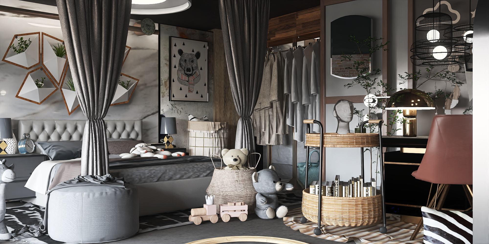 Lux Kid/Teen Master Bedroom 