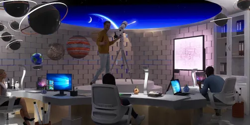 Planetarium of the university campus...