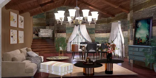 Rustic Living room #1 💚