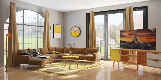 Yellow Living Room 💛✨