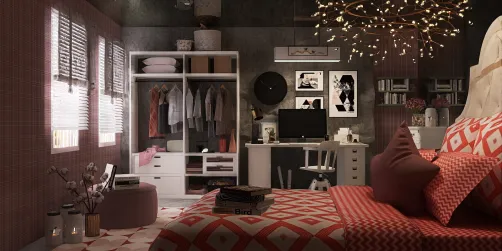 Dulce dormitorio para chica adolescente
