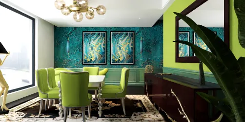les couleurs verte Annie