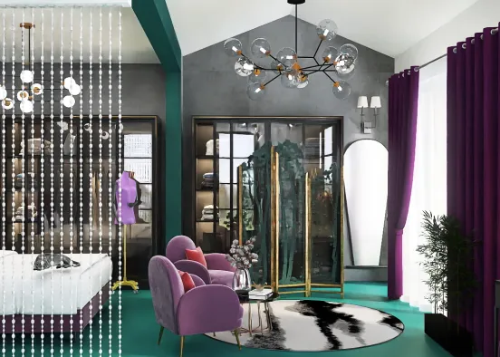 # Violet room  Renderização de Design