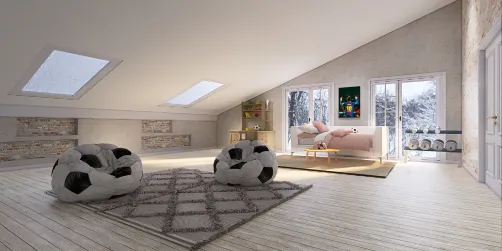 Soccer Loving Girls Bedroom