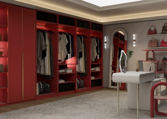 Dream closet  Design Rendering