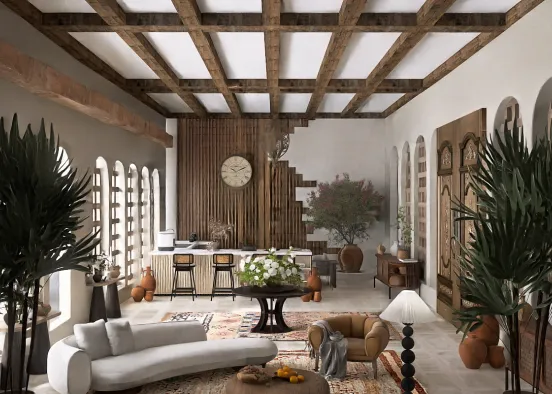 # Hacienda Divina. 🗝🌳🌄 Renderização de Design