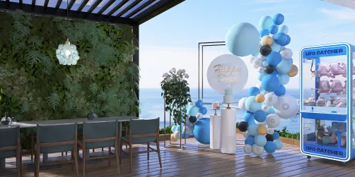 Cumpleaños azul 