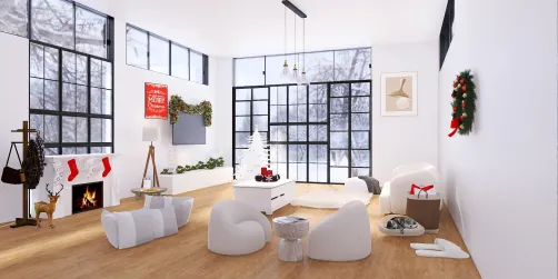 Christmas living room 