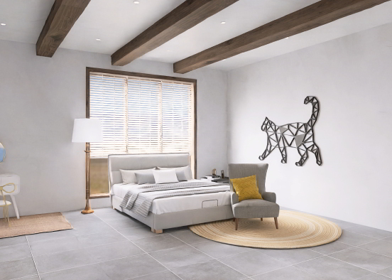 Cute bedroom for Mom✊😜💅 Design Rendering