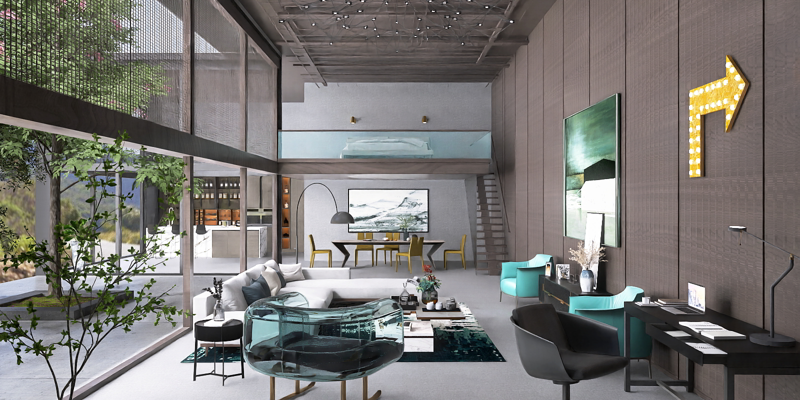 Urban Modern Bachelor Villa