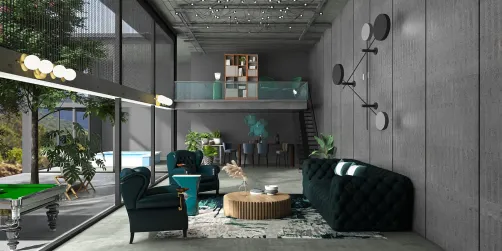 Rustic and industrial design 