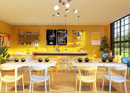 Café lemon 🍋  Design Rendering