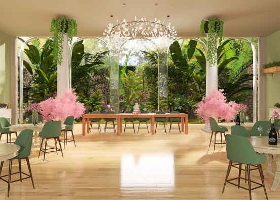 Botanical wedding  Design Rendering