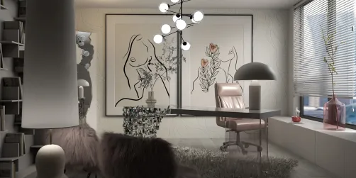 A clean creative space