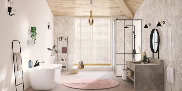 Spa inspired Luxury Bathroom 