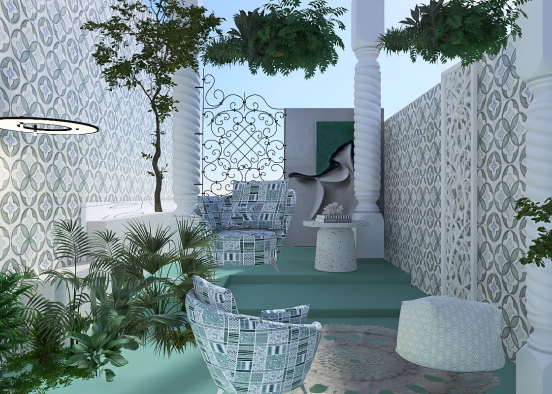 Jardin Marocain  Design Rendering