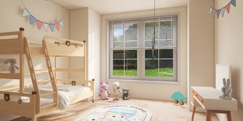 twins calm neutral bedroom